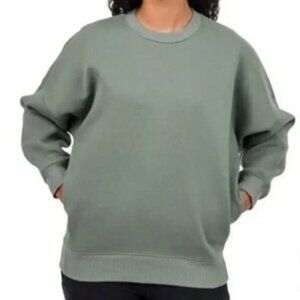 Tuff Athletics Green Women's Crewneck Fleece Sweatshirt Size XL NWT
